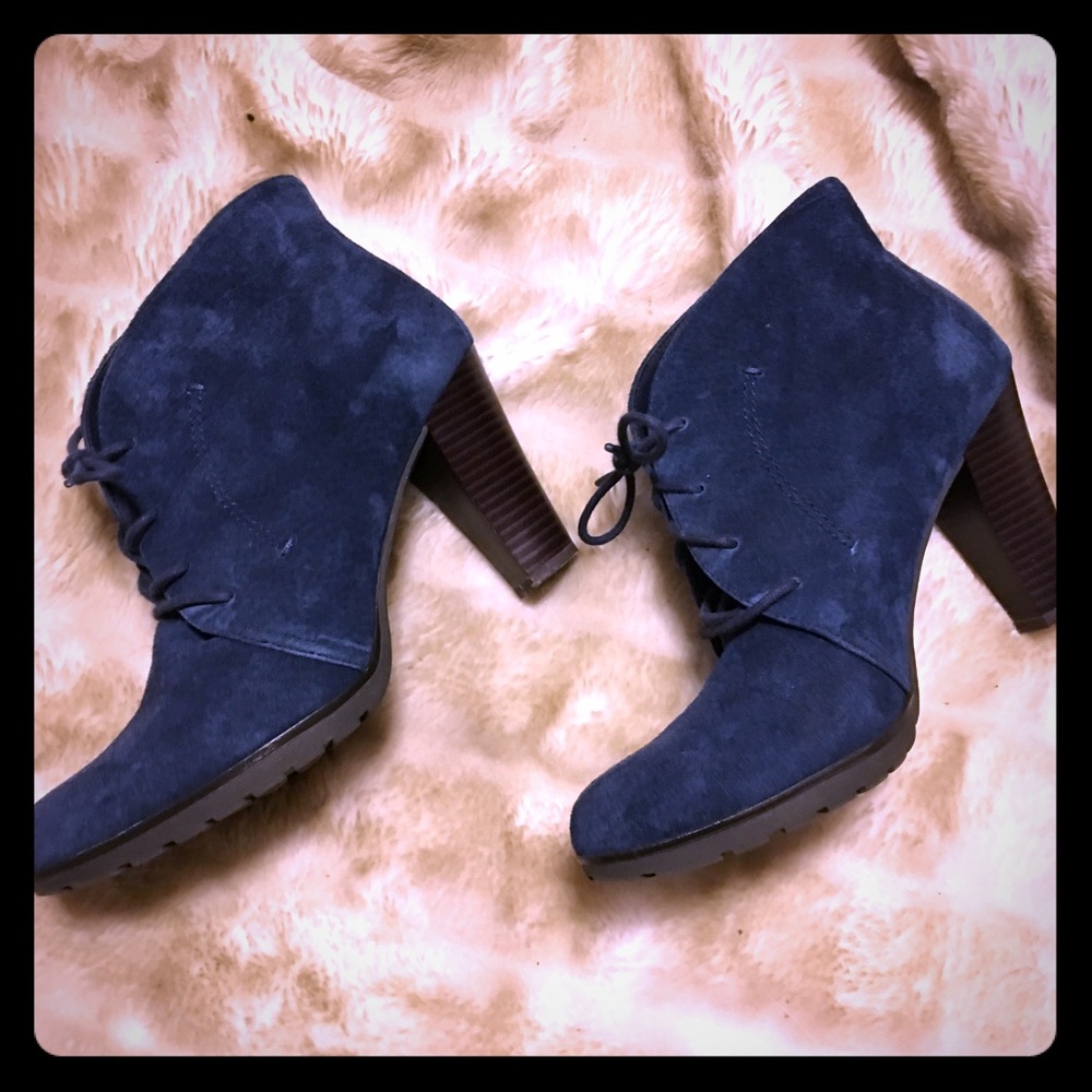 Blue Suede Boots - Near Perfect - 8.5 SALE